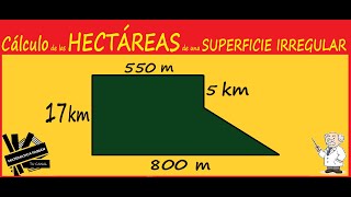 Cómo CALCULAR HECTÁREAS de un TERRENO IRREGULAR Bien explicado y paso a paso Ejemplo 2 [upl. by Kalli915]