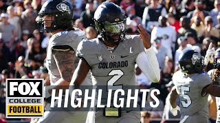 No 21 Arizona Wildcats vs Colorado Buffaloes Highlights  CFB on FOX [upl. by Enois]