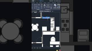 Planta Baixa AutoCAD autocadshorts autocad dynamicblocks [upl. by Hildegaard]