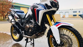 How to remove front forks from Africa Twin [upl. by Heim]