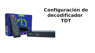 Configuración de decodificador TDT [upl. by Hazard]