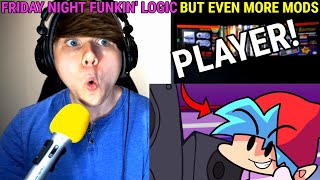 Friday Night Funkin Logic But Even More Mods  Cartoon Animation GameToons REACTION [upl. by Laynad]