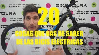 TODO SOBRE LAS BICICLETAS ELÉCTRICAS [upl. by Nivk845]