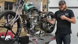 Building a Custom 1948 HarleyDavidson Panhead Inertia Starter System for a Motorcycle [upl. by Suneya]