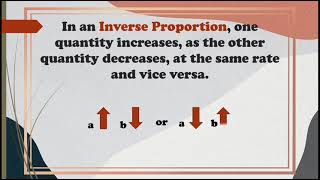 KINDS OF PROPORTION What is Direct Inverse and partitive proportion [upl. by Annazus]