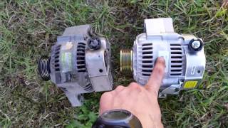 How to replace an alternator in a 1996 Toyota Camry [upl. by Aroc]