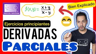 ✅DERIVADAS PARCIALES Ejercicios  𝘽𝙞𝙚𝙣 𝙀𝙭𝙥𝙡𝙞𝙘𝙖𝙙𝙤 100 😎​🫵​💯​Cálculo Multivariable [upl. by Yalc917]