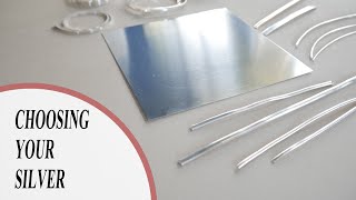 METAL STARTER PACK For Beginner Silversmiths  Choosing Your Silver [upl. by Lulita222]