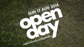 Open Day 2014 Promotional Video  The University of Adelaide [upl. by Ecnaled835]