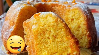 EL PASTEL EN 5 MINUTOS MÁS ALTO RICO FÁCIL Y ESPONJOSO⭐️RECETÓN⭐️ CON MUCHA NARANJA 🍊 [upl. by Coplin]