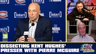 Dissecting Kent Hughes Presser With Pierre McGuire  The Sick Podcast with Tony Marinaro January 16 [upl. by Spark]