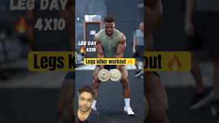 Legs killer workout for gain muscle mass🔥 shorts gym gymlover exercise [upl. by Crain483]