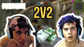 ISAE EN TRY VS ZITOEN EN RNS  2V2 BOXFIGHT VOOR 250 EURO  RAGE🤬 [upl. by Aila976]