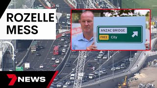 Rozelle Interchange likely to become worse with full return of school traffic  7 News Australia [upl. by Sharpe]