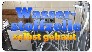 Wasserstoff Zelle selber bauen mit Knallgastest getestet HHO DryCell [upl. by Litha]