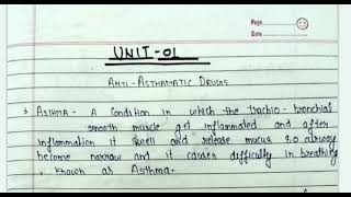 Antiasthmatic Drugs  Introduction  Types  Mechanism of Asthma  Classification  Part 01 [upl. by Peterus]