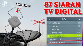 Antena TV Digital Terbaik Indoor Outdoor Saat Ini  REKOR JUMLAH SIARAN  Review Antena PX HDA 5600 [upl. by Adnam]