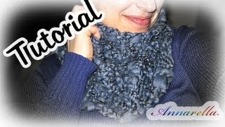 Tutorial sciarpa ai ferri semplice semplicissima  DIY knitted scarf [upl. by Kinghorn]