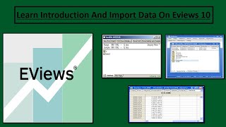 Basic Eviews Introduction and Import Data Tutorial For Beginners Lesson  1 [upl. by Eisset]