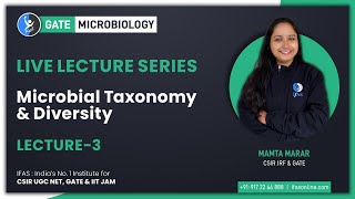 Microbial Taxonomy amp Diversity  GATE Microbiology  Lecture 3 [upl. by Shelburne]