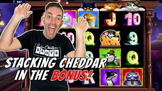 Stacking Cheddar in the BONUS ⫸ LuckyLand Slots GC [upl. by Deehan502]