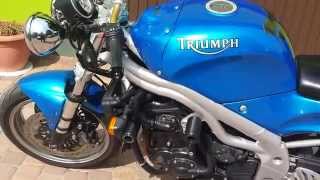 Triumph Speed Triple 955i TOR pipe [upl. by Kuhlman]