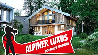 Das ultimative Holzhaus alpiner Luxus mega modern – Landhaus von Sonnleitner  Haustour [upl. by Sharron49]