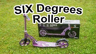 Six Degrees Aluminium Scooter  Unboxing und Test [upl. by Asek]