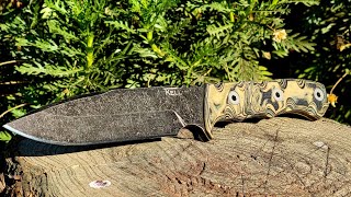 The Mercenary from TKELL knives Awesome combatutility blade [upl. by Qirat]