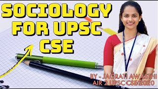 Sociology Booklist amp Strategy by Jagrati Awasthi IAS [upl. by Ambert]