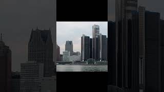 Downtown Detroit Michigan Skyline From Across The Detroit River [upl. by Girhiny794]