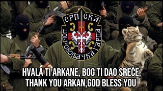 “Hvala ti Arkane”Serbian patriotic songThank you Arkan [upl. by Yerfoeg]