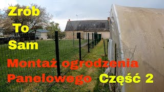 99 Montaż ogrodzenia panelowego Część 2 [upl. by Onailerua558]