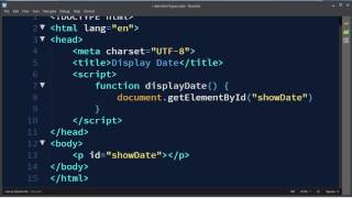 How to Display Date and Time on Web Page using JavaScript JavaScript Tutorial [upl. by Eusassilem]