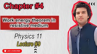 Work energy theorem in resistive medium  pcca sgl  ch4 phy11 [upl. by Laenaj]