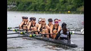 Purdue Womens Novice 8 ACRAs Heats 2024  Coxswain Recording [upl. by Lilah]