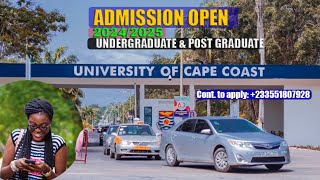 UCC Opens Admission for 20242025  Detail breakdown of what you should know [upl. by Aelgna]