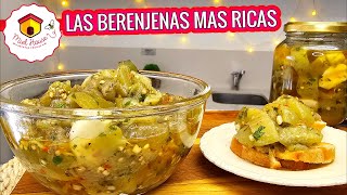 EN POCOS MINUTOS berenjenas en escabeche RIQUISIMAS [upl. by Nauwtna136]