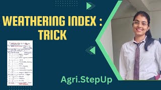 Weathering Index  Trick Soilscience Agriculture [upl. by Willard918]