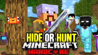 100 Players Compete in a Minecraft HIDE or HUNT [upl. by Ddal]