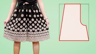 How to make a short culottes trousers  DIY shorts skirt pants short Palazzo pants [upl. by Ruelle]