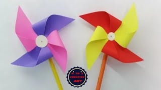 How To Make A Paper Windmill For Kids  Best Windmill Making Tutorial  Easy Instructions [upl. by Henriette]