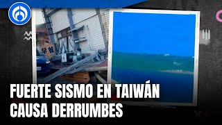 Sismo de 74 grados sacude Taiwán hay alerta de tsunami en Japón [upl. by Abagail286]