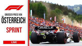 Großer Preis von Österreich Das Sprintrennen  Formel 1 Live Watchparty Livetiming [upl. by Otirecul]