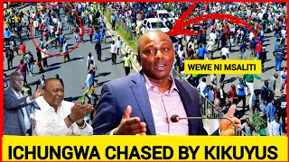 Toka hapa Msaliti❗Kimani Ichungwa heckled and chased badly in Mt Kenya by angry Gachagua supporters [upl. by Shae]