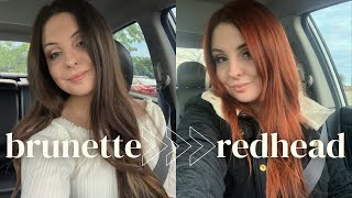 Brunette to Copper Hair at Home My Exact Formula [upl. by Racso]