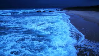 Sleep For 11 Hours Straight High Quality Stereo Ocean Sounds Of Rolling Waves For Deep Sleeping [upl. by Miun]