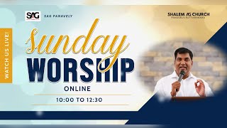 LIVE  SUNDAY ONLINE WORSHIP  SAG panavely  Pr Sajimon Baby [upl. by Carman]