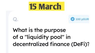 Marina protocol quiz answers Today quiz answers Marina protocol  15 March dailyquizanswers [upl. by Essilec]