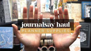 NEW JOURNALSAY STATIONERY HAUL 2024 Planner Supply Unboxing [upl. by Varipapa]